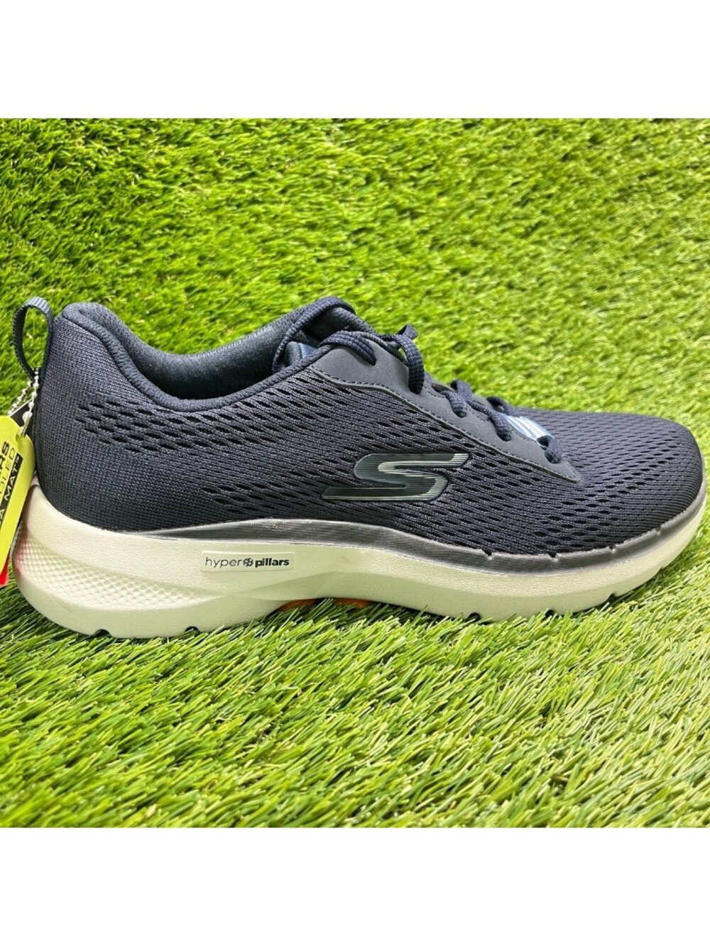 Skechers Go Walk 6-Avalo Mens Size 8 Blue White Athletic Running Shoes Sneakers